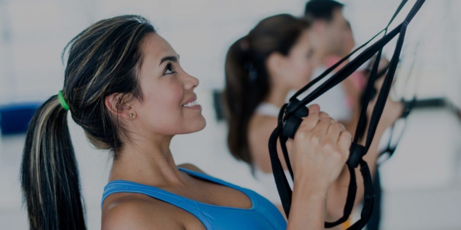 Woman In A Fitness Class Picture Id524724795