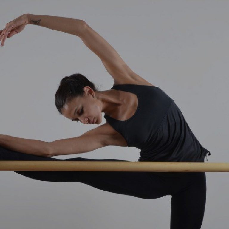 Dancer Streching At The Barre Picture Id514881763